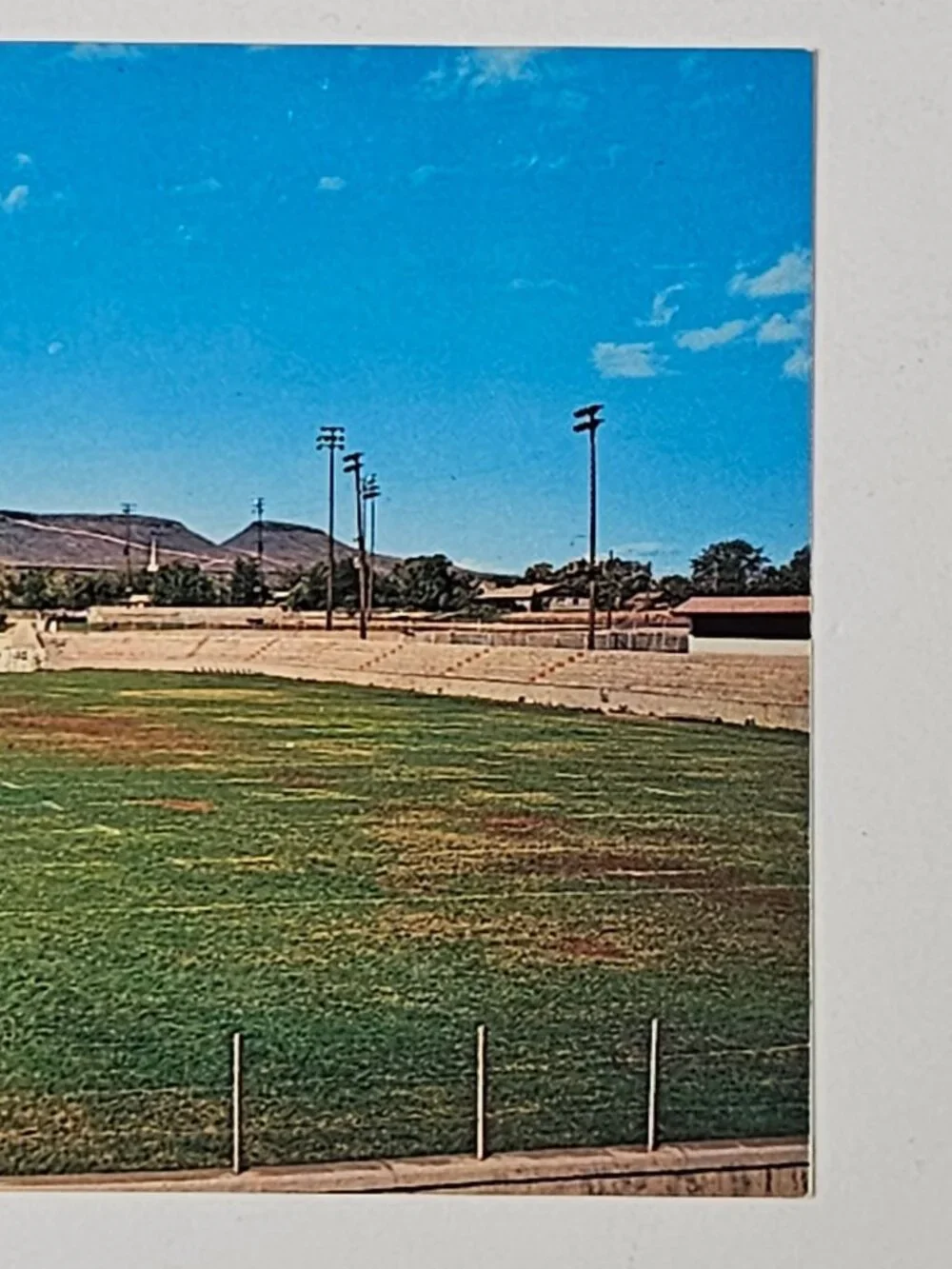 St George Utah Dixie Sun Bowl Football Field Postcard